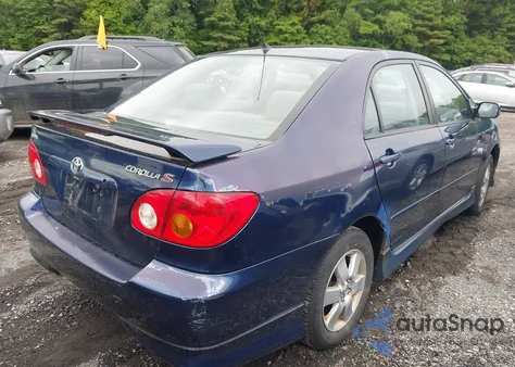 2004 Toyota Corolla S z USA, uszkodzony, nr VIN 2T1BR32E94C305047